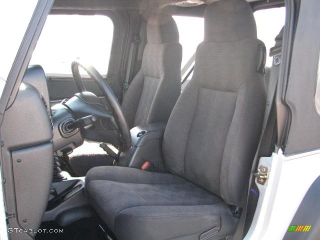 2004 Wrangler Sport 4x4 - Bright Silver Metallic / Dark Slate Gray photo #15