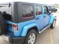 2010 Surf Blue Pearl Jeep Wrangler Unlimited Sahara 4x4  photo #11