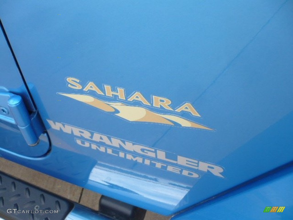 2010 Wrangler Unlimited Sahara 4x4 - Surf Blue Pearl / Dark Slate Gray/Medium Slate Gray photo #22