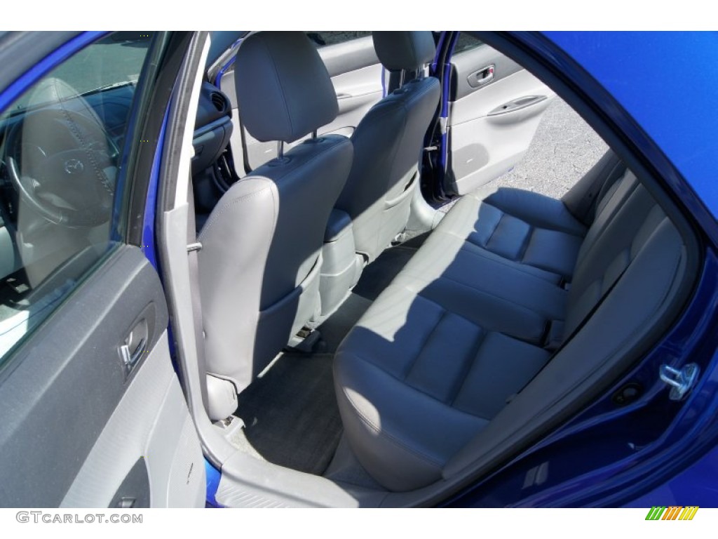 2003 MAZDA6 s Sedan - Sonic Blue Pearl / Black photo #9