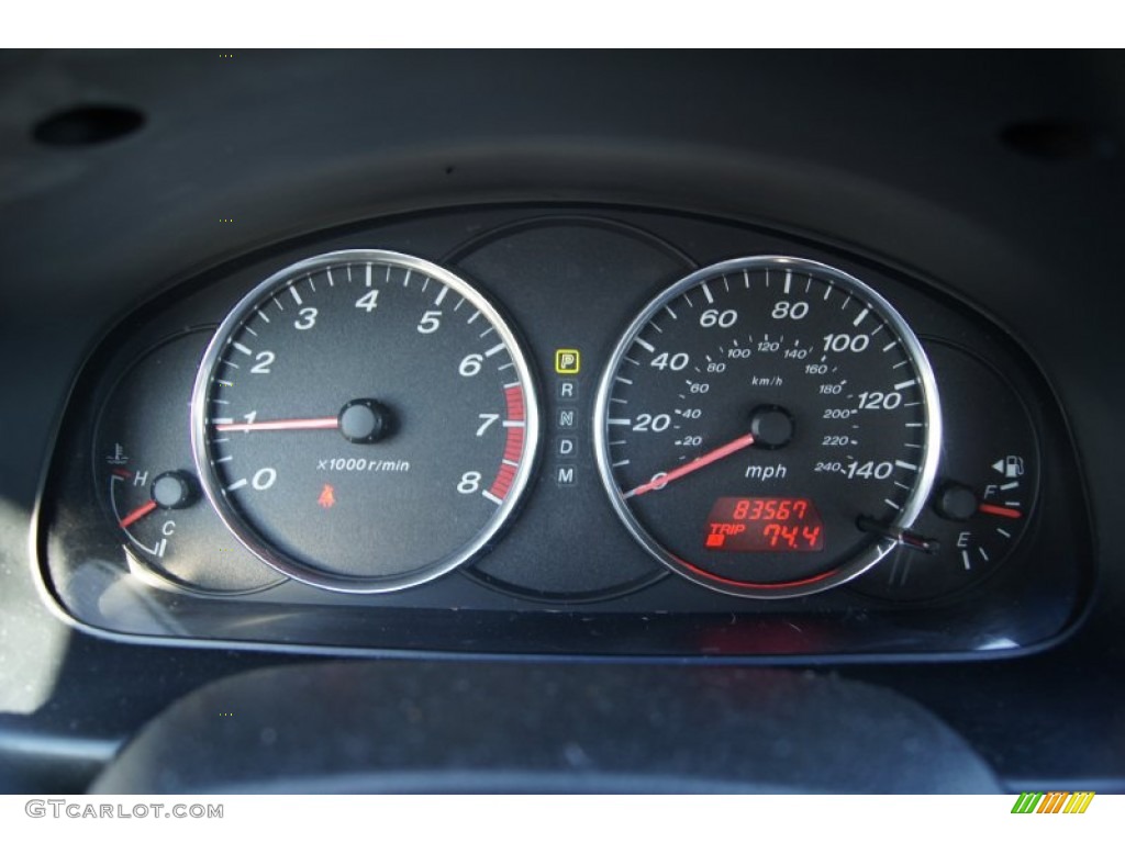 2003 MAZDA6 s Sedan - Sonic Blue Pearl / Black photo #23