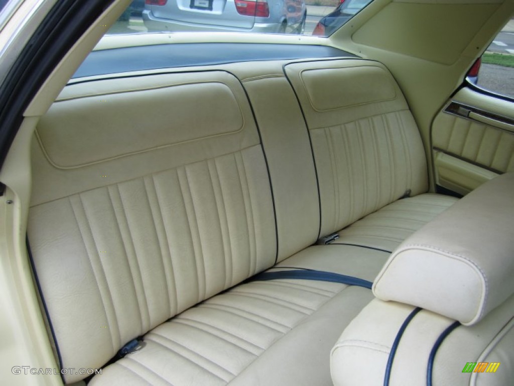 Cream/Blue Piping Interior 1977 Ford LTD Landau 4 Door Pillared Hardtop Photo #55672891