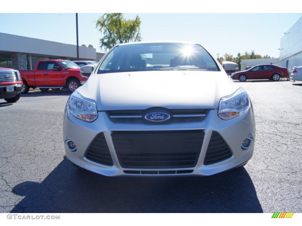 2012 Focus SE SFE Sedan - Ingot Silver Metallic / Charcoal Black photo #7