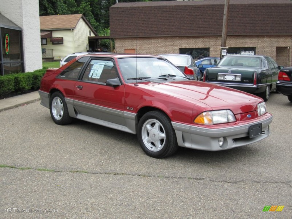 Wild Strawberry Metallic Ford Mustang