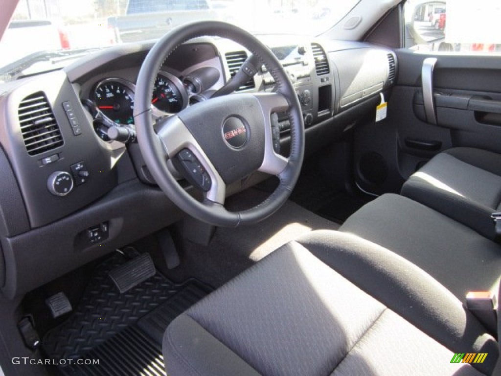 2012 Sierra 1500 SLE Crew Cab 4x4 - White Diamond Tricoat / Ebony photo #17