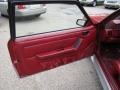 Scarlet Red 1992 Ford Mustang GT Hatchback Door Panel