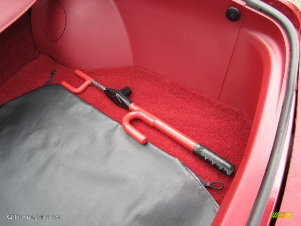 1992 Mustang GT Hatchback - Wild Strawberry Metallic / Scarlet Red photo #22
