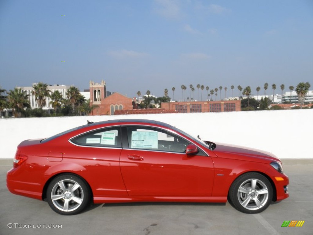 Mars Red 2012 Mercedes-Benz C 250 Coupe Exterior Photo #55675115