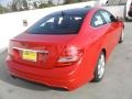 Mars Red 2012 Mercedes-Benz C 250 Coupe Exterior