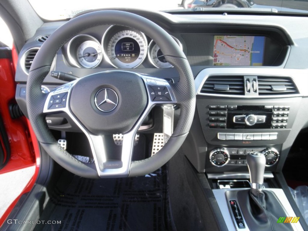 2012 Mercedes-Benz C 250 Coupe Black Dashboard Photo #55675169