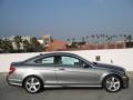 2012 Palladium Silver Metallic Mercedes-Benz C 250 Coupe  photo #3