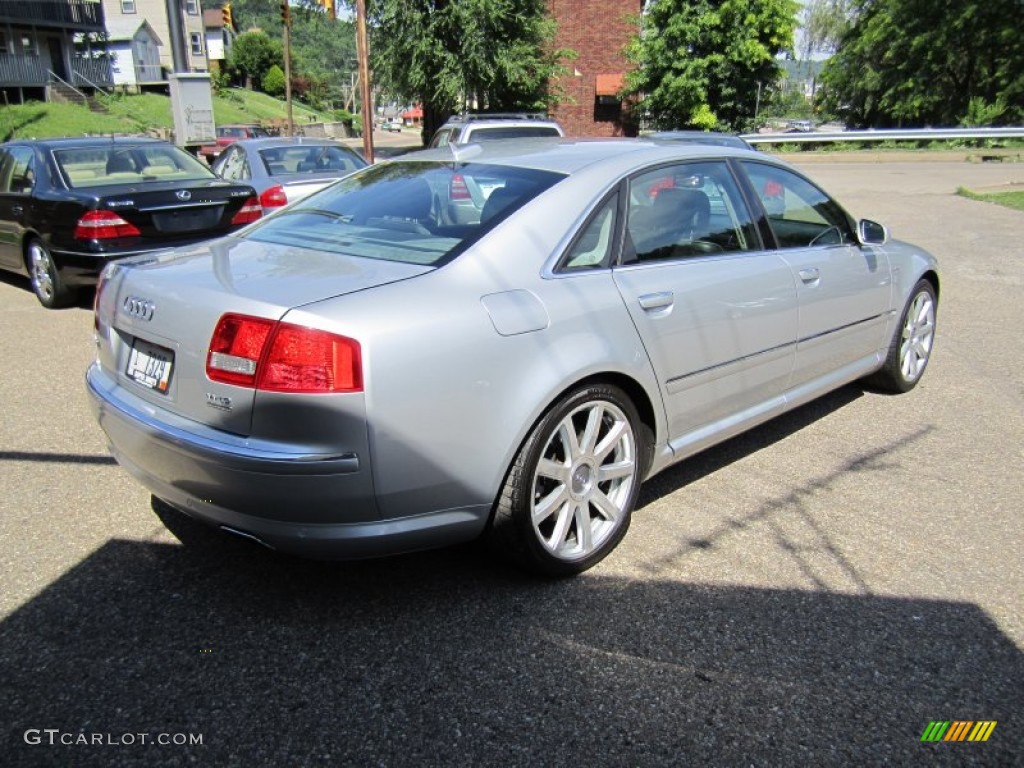 2006 A8 L W12 quattro - Light Silver Metallic / Black photo #3