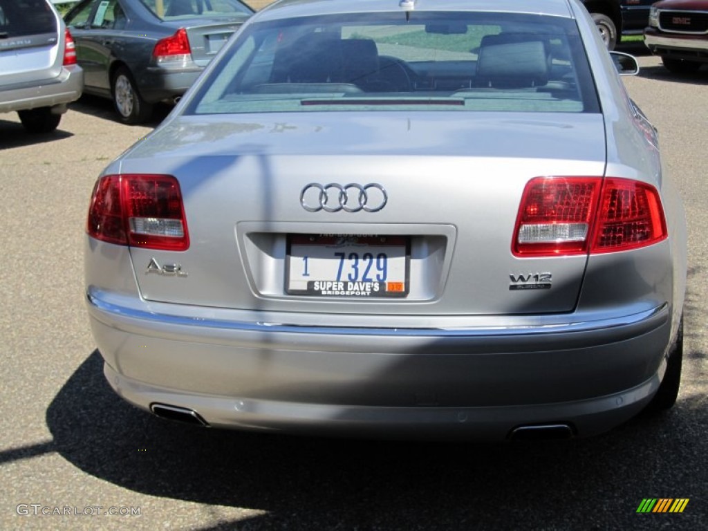 2006 A8 L W12 quattro - Light Silver Metallic / Black photo #4