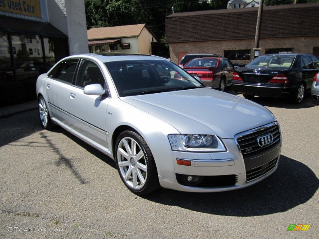 Light Silver Metallic 2006 Audi A8 L W12 quattro Exterior Photo #55675789