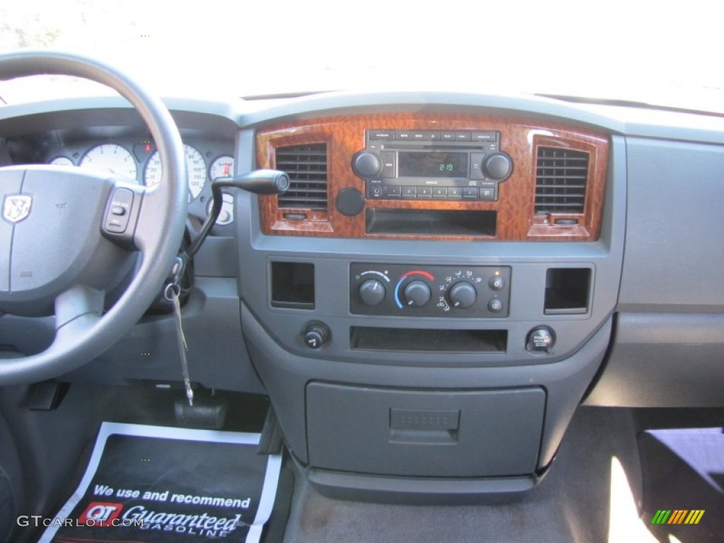 2006 Ram 1500 SLT Quad Cab - Patriot Blue Pearl / Khaki Beige photo #10