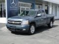 2009 Blue Granite Metallic Chevrolet Silverado 1500 LTZ Extended Cab 4x4  photo #1