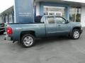 2009 Blue Granite Metallic Chevrolet Silverado 1500 LTZ Extended Cab 4x4  photo #10