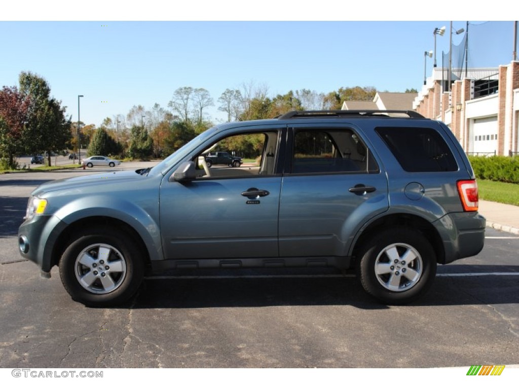 2010 Escape XLT - Steel Blue Metallic / Stone photo #3