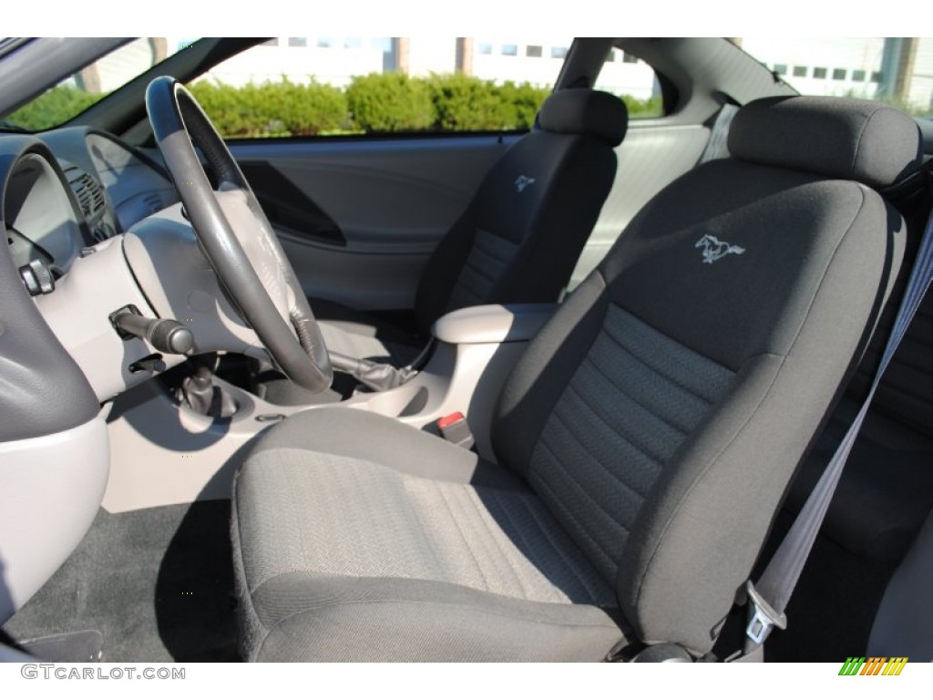 2001 Mustang GT Coupe - Silver Metallic / Dark Charcoal photo #12