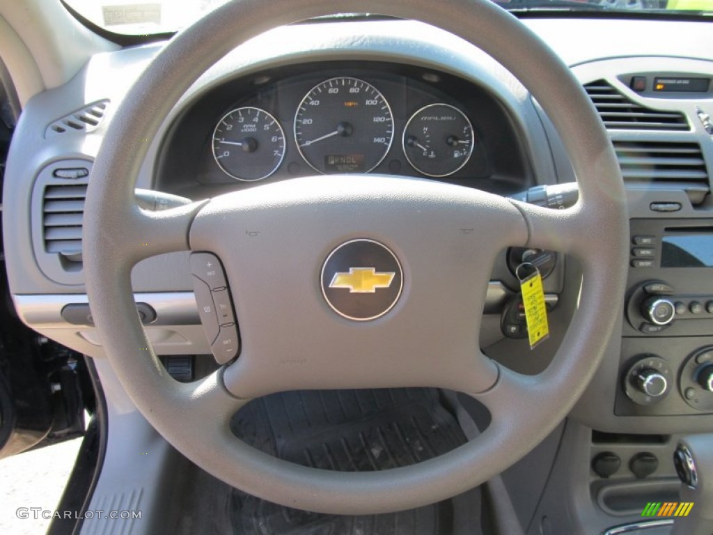 2007 Malibu LS Sedan - Dark Blue Metallic / Titanium Gray photo #11