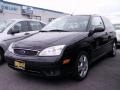 2005 Pitch Black Ford Focus ZX3 SES Coupe  photo #2
