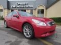 2008 Garnet Ember Red Infiniti G 35 S Sport Sedan  photo #5