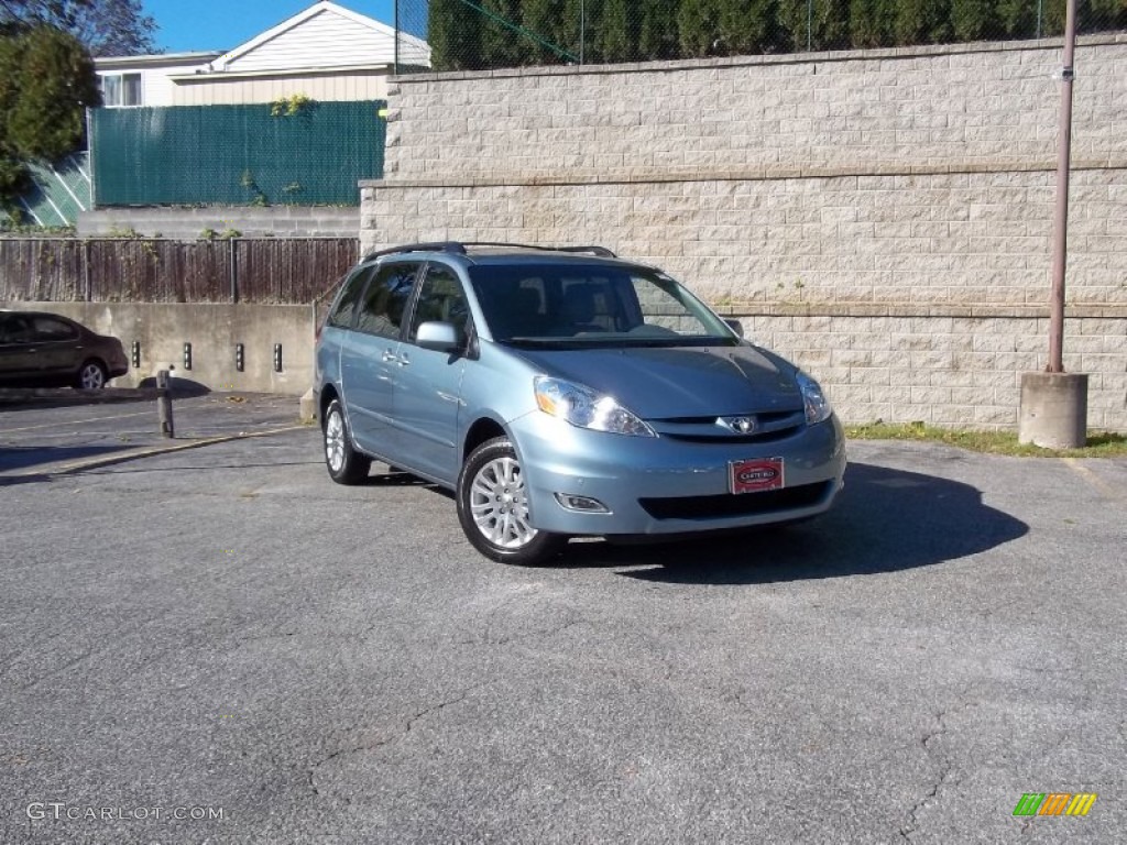 2009 Sienna XLE AWD - Blue Mirage Metallic / Stone photo #1