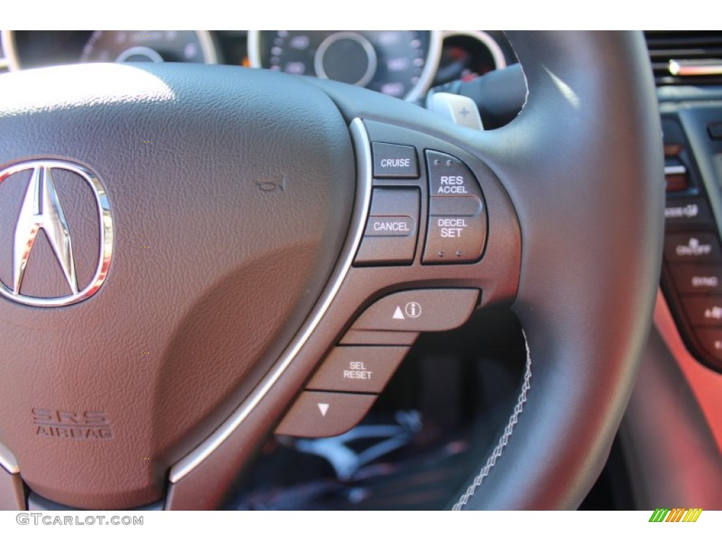 2011 TL 3.7 SH-AWD Technology - White Diamond Pearl / Taupe Gray photo #16