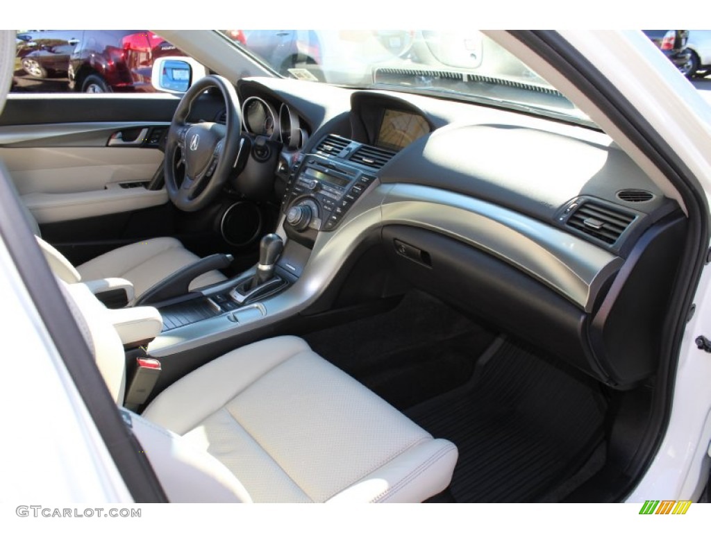 Taupe Gray Interior 2011 Acura TL 3.7 SH-AWD Technology Photo #55682119