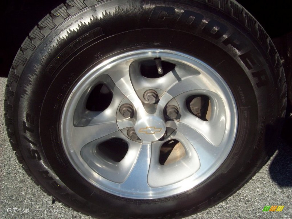 2001 Chevrolet S10 LS Extended Cab Wheel Photo #55682131