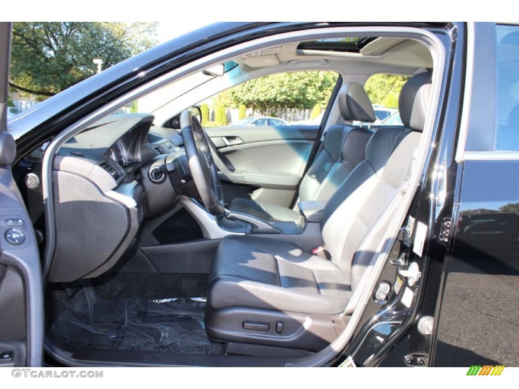 2010 TSX Sedan - Crystal Black Pearl / Ebony photo #11