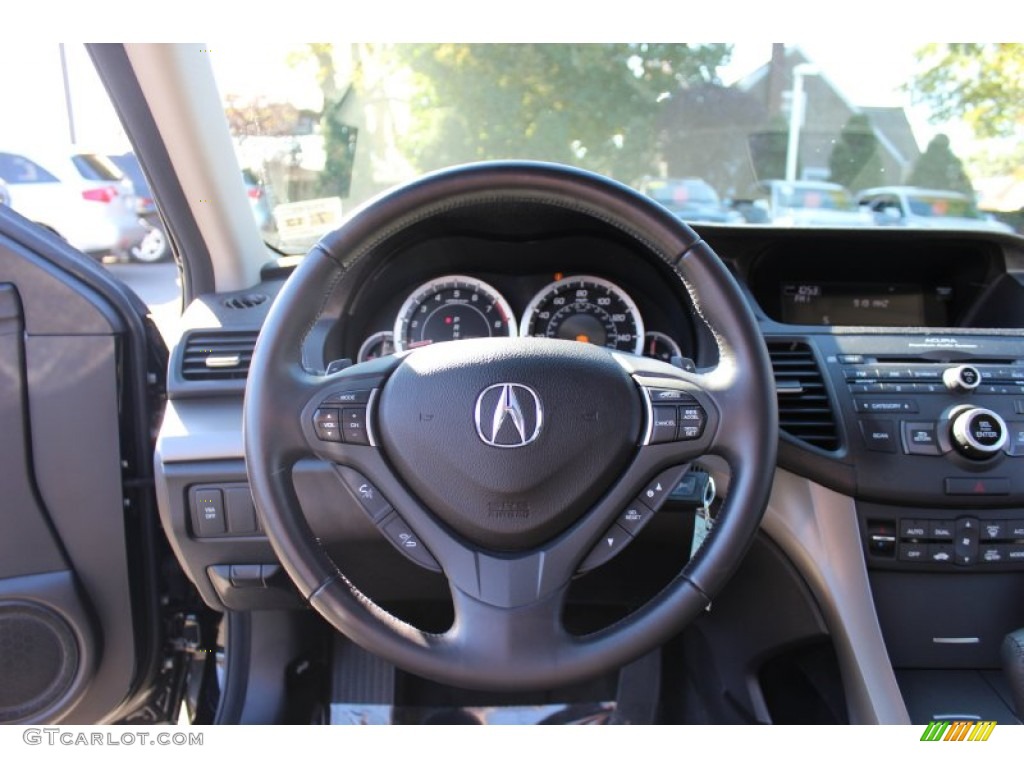 2010 TSX Sedan - Crystal Black Pearl / Ebony photo #14