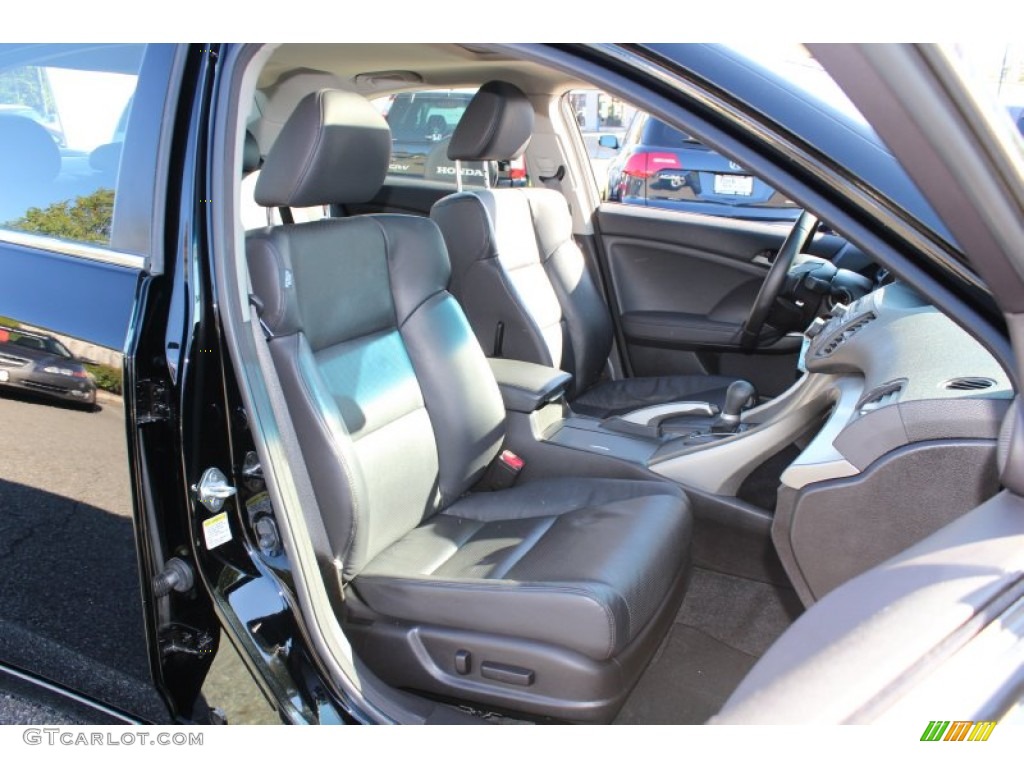 2010 TSX Sedan - Crystal Black Pearl / Ebony photo #28