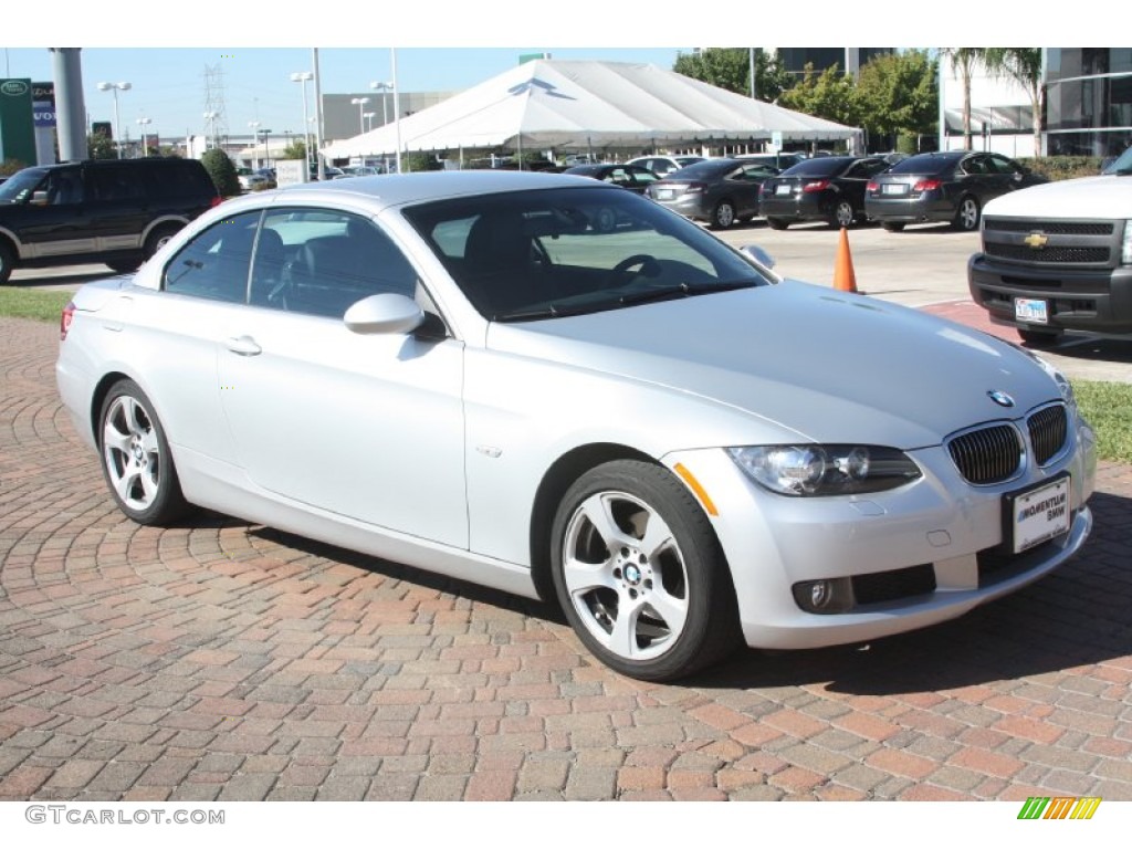 2008 3 Series 328i Convertible - Titanium Silver Metallic / Black photo #5