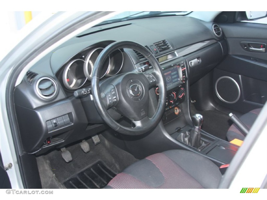 2004 Mazda MAZDA3 s Hatchback Black Dashboard Photo #55684298