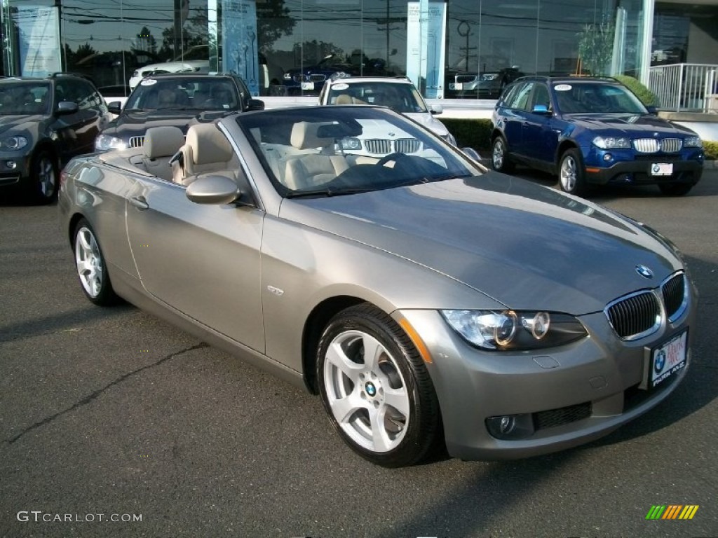 2008 3 Series 328i Convertible - Platinum Bronze Metallic / Beige photo #3