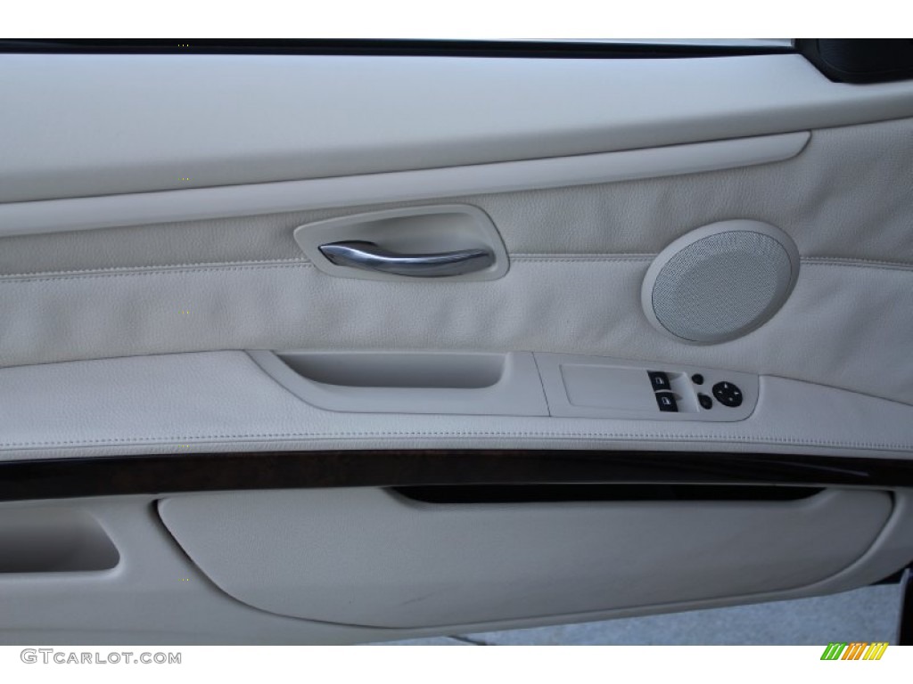 2008 3 Series 328xi Coupe - Black Sapphire Metallic / Cream Beige photo #9
