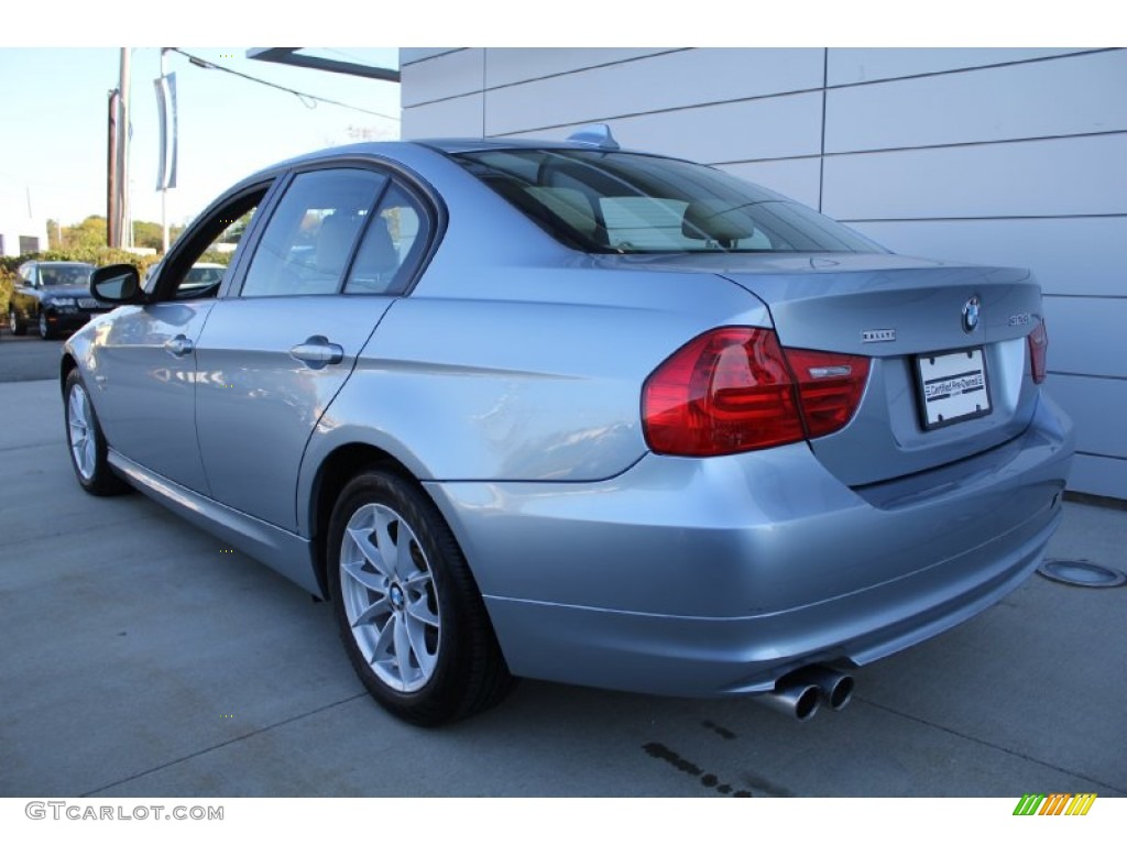 2010 3 Series 328i xDrive Sedan - Blue Water Metallic / Beige Dakota Leather photo #4