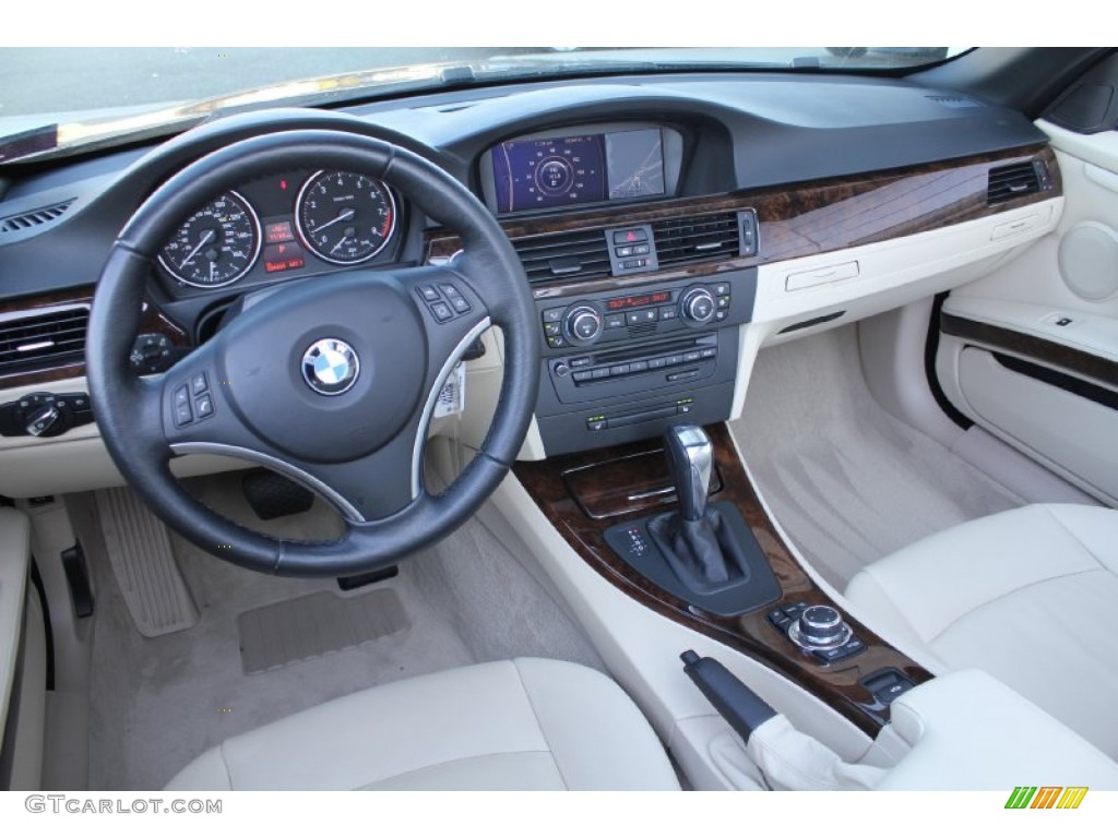 2009 3 Series 335i Convertible - Monaco Blue Metallic / Cream Beige Dakota Leather photo #13