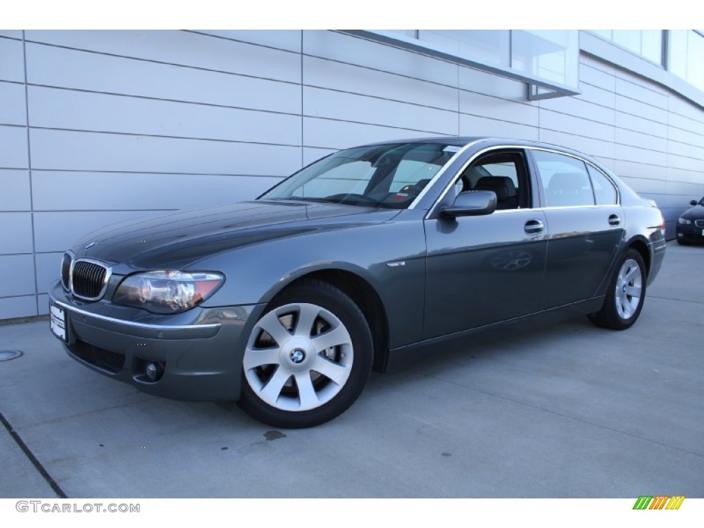 2008 7 Series 750Li Sedan - Titanium Grey Metallic / Black photo #1