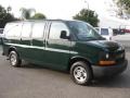 2005 Dark Green Metallic Chevrolet Express 1500 LS Passenger Van  photo #1