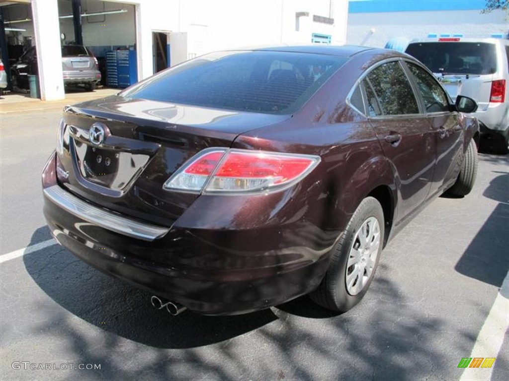 2010 MAZDA6 i Sport Sedan - Black Cherry Metallic / Gray photo #2