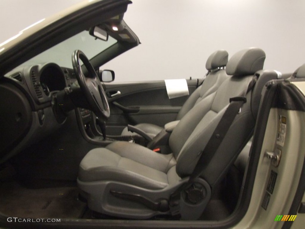 Charcoal Gray Interior 2005 Saab 9-3 Linear Convertible Photo #55692082