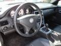 2003 Mercedes-Benz SLK Charcoal Interior Steering Wheel Photo