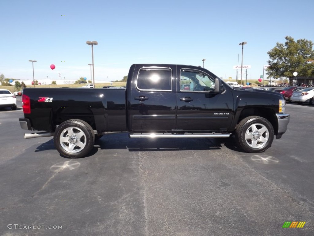 2011 Silverado 2500HD LTZ Crew Cab 4x4 - Black / Ebony photo #4