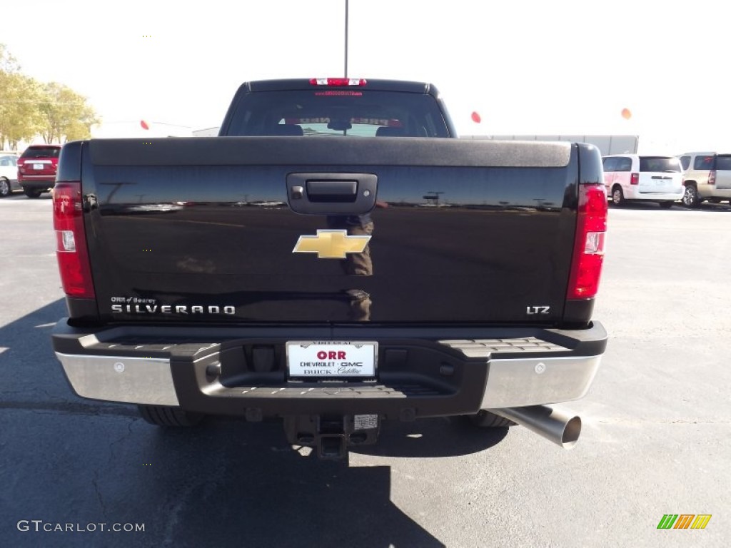 2011 Silverado 2500HD LTZ Crew Cab 4x4 - Black / Ebony photo #6