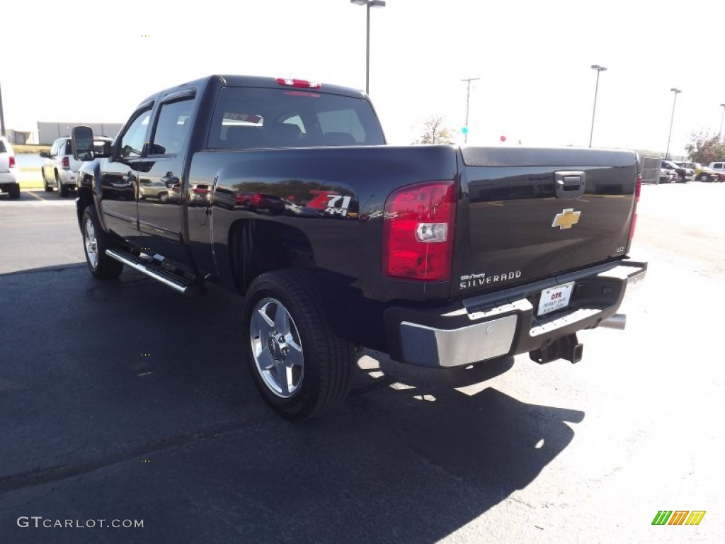 2011 Silverado 2500HD LTZ Crew Cab 4x4 - Black / Ebony photo #7