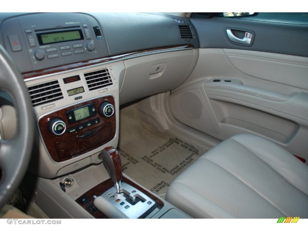 2006 Sonata GLS V6 - Aquamarine Pearl / Beige photo #11