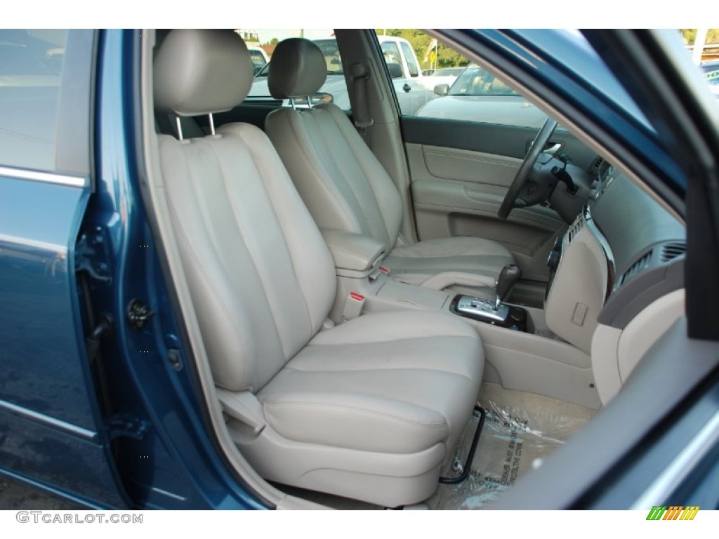 2006 Sonata GLS V6 - Aquamarine Pearl / Beige photo #19