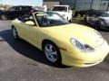 1999 Pastel Yellow Porsche 911 Carrera Cabriolet  photo #4